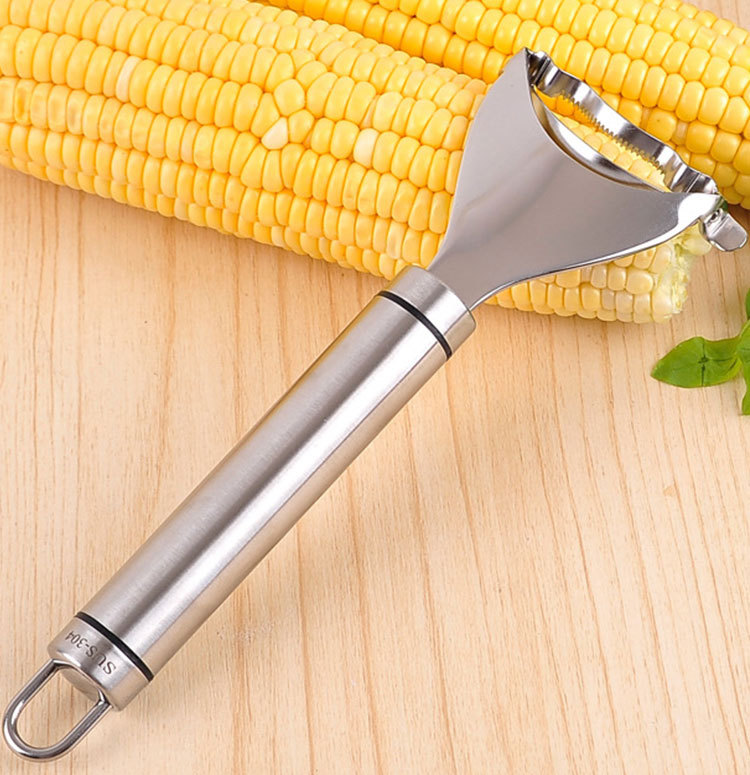 Kitchen Gadgets Fruit and Vegetable 304 Stainless Steel Small Kitchen Utensils Corn Shaver