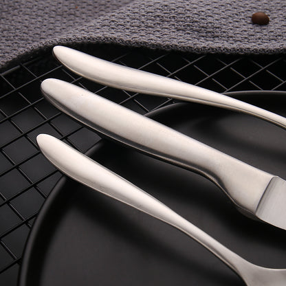 Stainless Steel 304 High Quality Sand Polish Plating tableware set cutlery set